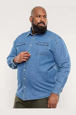 D555 Duke London Western Style Denim Shirt