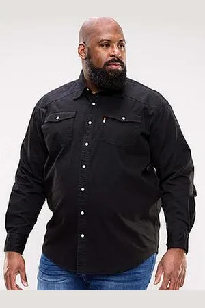 D555 Duke London Western Style Denim Shirt