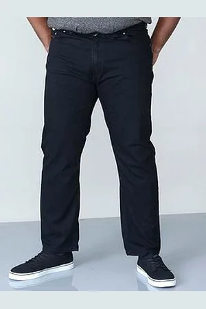 D555 Duke London Balfour Relaxed Comfort Fit Stretch Jeans With Elasticated Waist