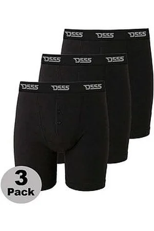 D555 Cotton Boxer Shorts (3 Pack)