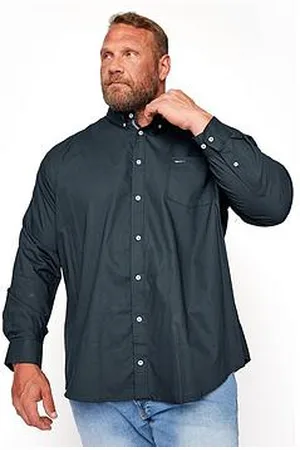 BAD RHINO Essential Smart Long Sleeve Oxford Shirt