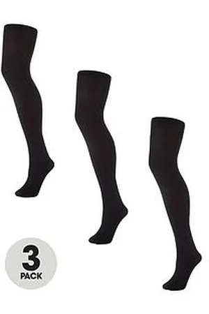 Everyday Basic 3 Pack Tights - 100 Denier Opaque