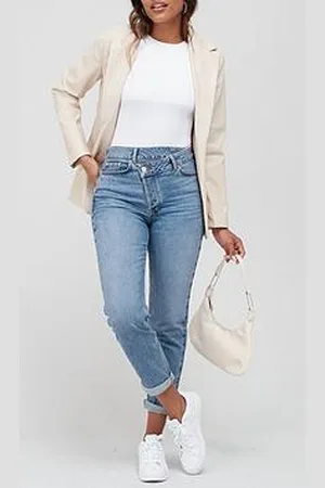 Very Wrap Front Mom Jean