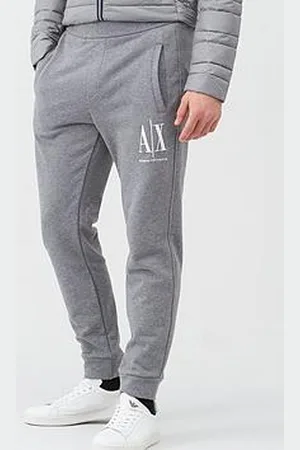 Armani Exchange Embroidered Logo Sweat Pants