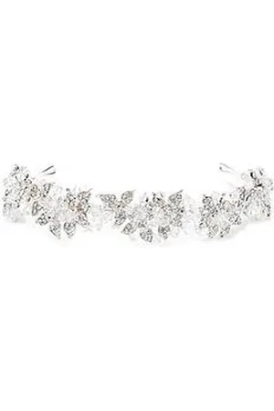 Jon Richard Emery Silver Plated Leaf And Bead Statement Headband