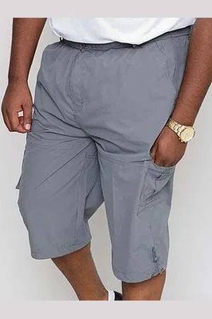 D555 Mason-Mason Elasticated Waist Drawcord Cargo Capri Pant