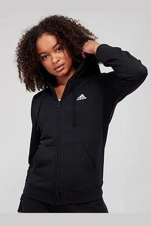 adidas Essentials Linear Full-Zip French Terry Hoodie