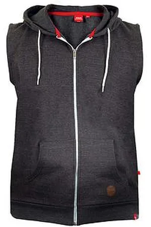 D555 Sleeveless Zip Through Hoodie