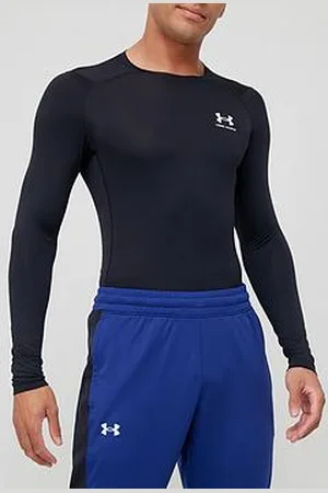 Under Armour Heatgear Armour Comp Long Sleeve - Black/White