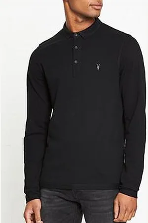 AllSaints Reform Long Sleeve Polo Shirt