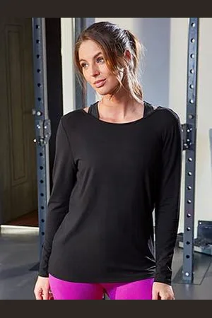 Pour Moi Cross Back Jersey Yoga Top