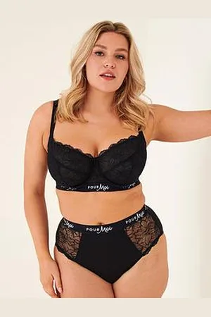 Pour Moi Logo High Leg Brief