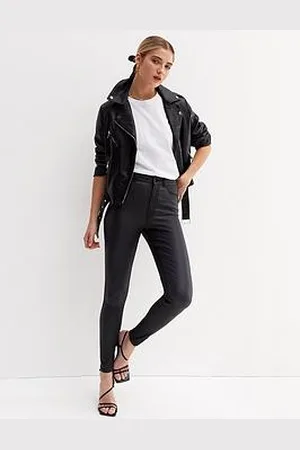 New Look Coated Lift & Shape Skinny Jeans