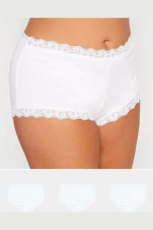 Yours 4Pk Lace Trim Shorts
