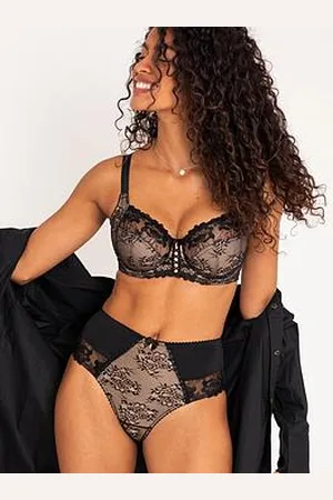 Pour Moi Sofia Emb Lace Embroidered Deep Brief