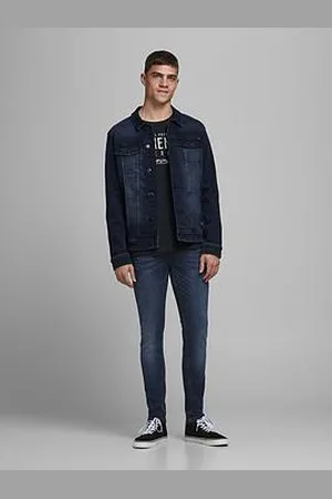 JACK & JONES Liam Skinny Fit Jeans - Dark Wash