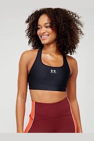 Under Armour Authentics Mid Padless Sports Bra - Black