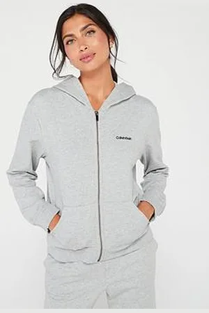 Calvin Klein New Modern Cotton Lounge Zip Up Hoodie