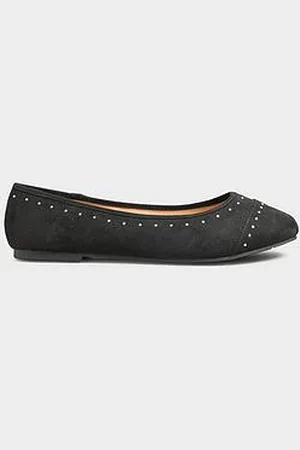 Yours Wide Diamante Ballerina
