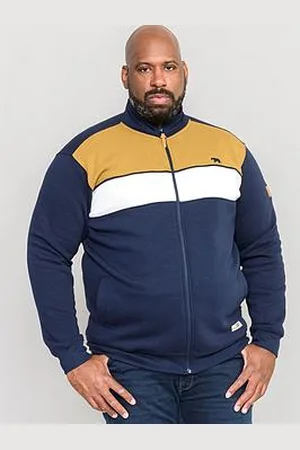 D555 Willowbrook Cut And Sew Full Zipper Sweatshirt