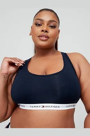 Tommy Hilfiger Plus Size Unlined Bralette - Navy