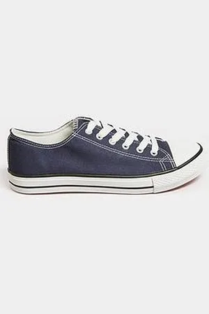 Long Tall Sally Canvas Low Trainer Navy