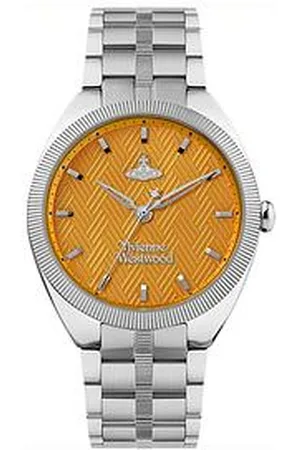 Vivienne Westwood The Mews Ladies Quartz Watch With Orange Dial