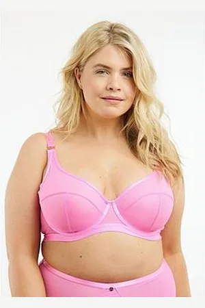 Oola Lingerie Soft Mesh Hi Apex Bra