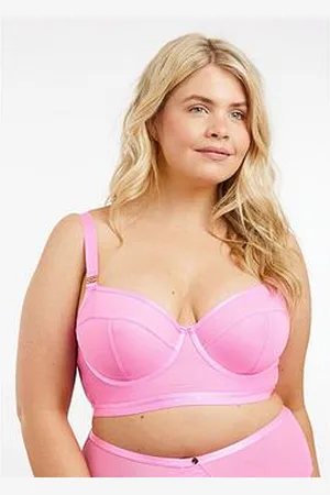 Oola Lingerie Soft Mesh Longline Bra