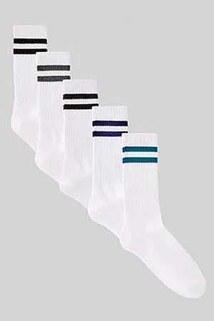 Very Man 5 Pack Stripe Sport Socks