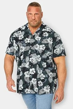 BAD RHINO Poplin Flower Holiday Shirt