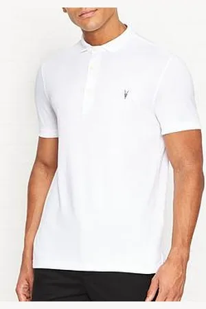 AllSaints Reform Short Sleeve Pique Polo Shirt