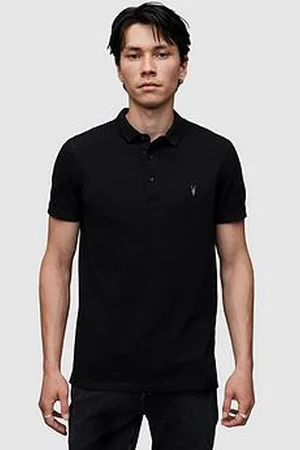 AllSaints Reform Short Sleeve Pique Polo Shirt
