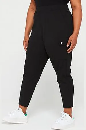 Very Tapered Leg Cargo Stretch Crepe Trouser