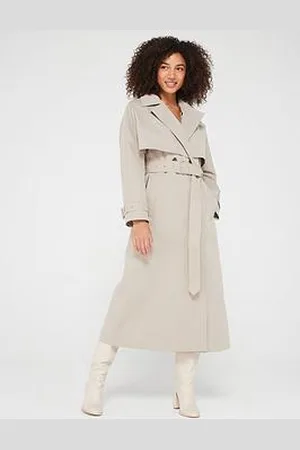 Calvin Klein Technical Bonded Trench Coat - Taupe