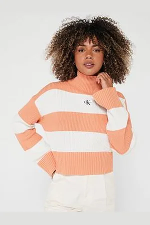 Calvin Klein Logo Rib Stripe Jumper