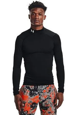 Under Armour Mens Training Cold Gear Armour Comp Mock L/S T-Shirt