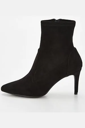 Very Wide Fit Point Heeled Sock Boot