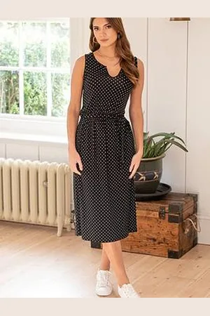 Pour Moi Jessie Notch Neck Jersey Midi Dress