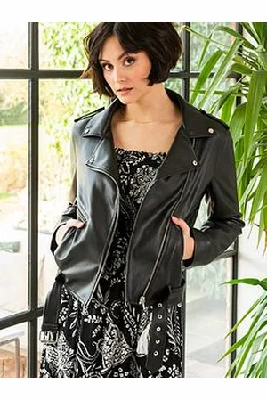 Pour Moi Michelle Vegan Leather Biker Jacket