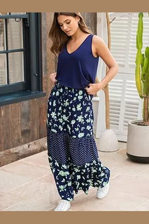 Pour Moi Tahlia Tiered Woven Maxi Skirt