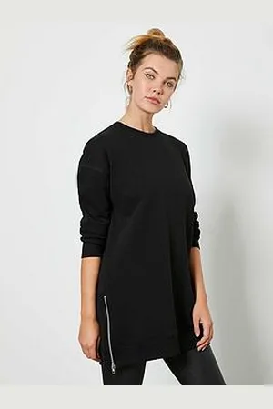 mint&berry Longline Zip Sweat