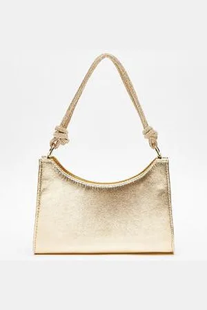 Quiz Foil Knot Shoulder Bag