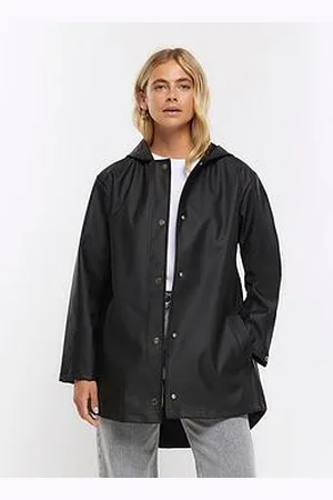 River Island Hooded Rain Mac