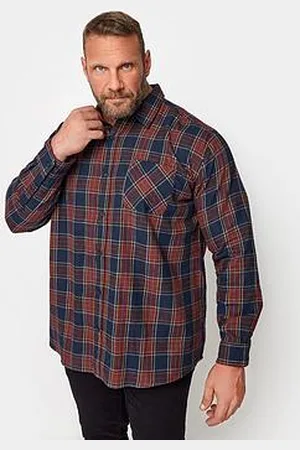 BAD RHINO Brushed Check Long Sleeve Shirt