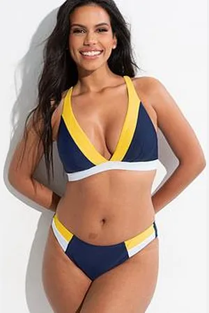 Pour Moi Palm Springs Colour Block Non-Wired Top