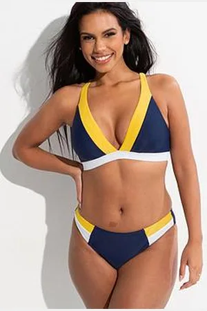 Pour Moi Palm Springs Colour Block Tab Brief