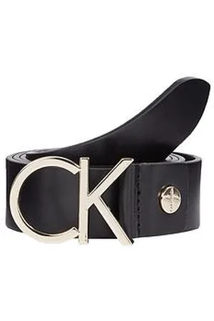 Calvin Klein Ck Gold Logo Belt