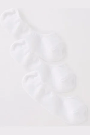 Everyday Basic 3 Pack Invisible Trainer Liner Socks With Heel Grips
