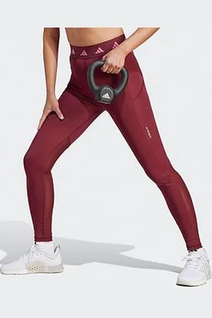 adidas Performance Techfit Stash Pocket Full-Length Leggings - Grey